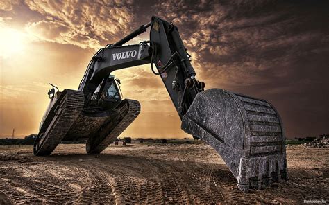 mini excavator screen saver|excavator wallpaper hd.